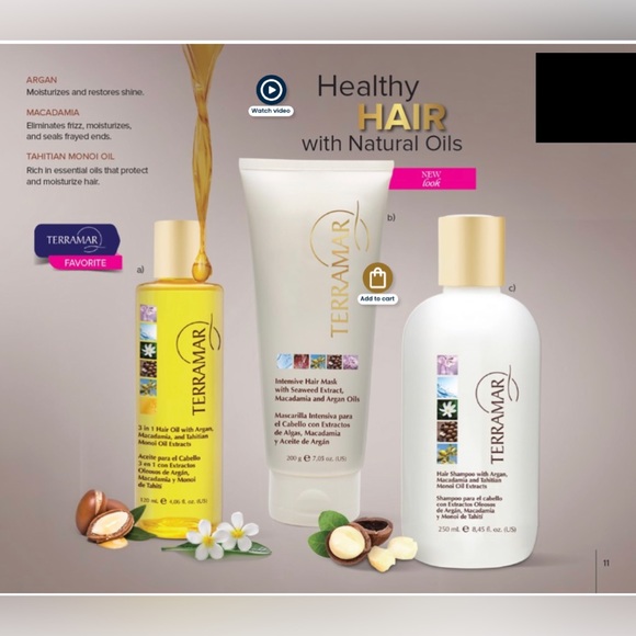 Shampoo, conditioner, Hair oil UNISEX - Picture 2 of 2